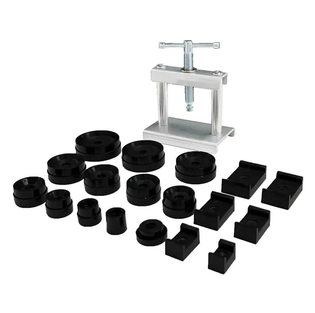 23PCS Professionelles Uhrenpresse-Set Uhrenboden für GEHÄUSE Schließwerkzeug & Einpressstempel Uhrenreparaturwerkzeug Stempel-Set für Uhrmacher