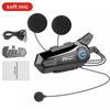 Bluetooth Hodetelefon Motorsykkelhjelm Intercom Headset 1000M For 2 Førere Intercomunicador Moto Trådløs Interfon Håndfri Anrop