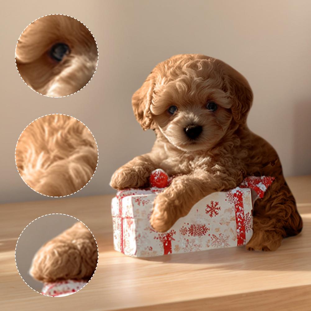 Electronic Robot Plush Dog With Realistic Movements Simulation Robot Dogs Barking Tail Wagging Pets Dog For Children Birthday