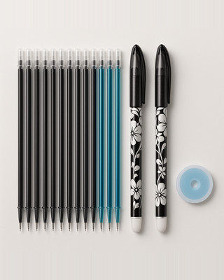 0.5მმ სკოლის საოფისე კალმის საწმენდი, საშლელი კალმების ნაკრები, საშლელი, ლურჯი, შავი, გარეცხვადი გელის კალმის საწმენდი, საწერი საკანცელარიო ნივთები