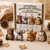 Einfaches Nähen DIY Nähset Cartoon Tiere Stoff Kunst Handwerk Set Patchwork Schlüsselanhänger Set Für Kinder