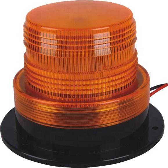 Forklift School Bus Engineering Vehicle Cleaning Equipment Warning Strobe Beacon Flashing Light 10-110V DC (Amber,LED&18 Watts) янтарь