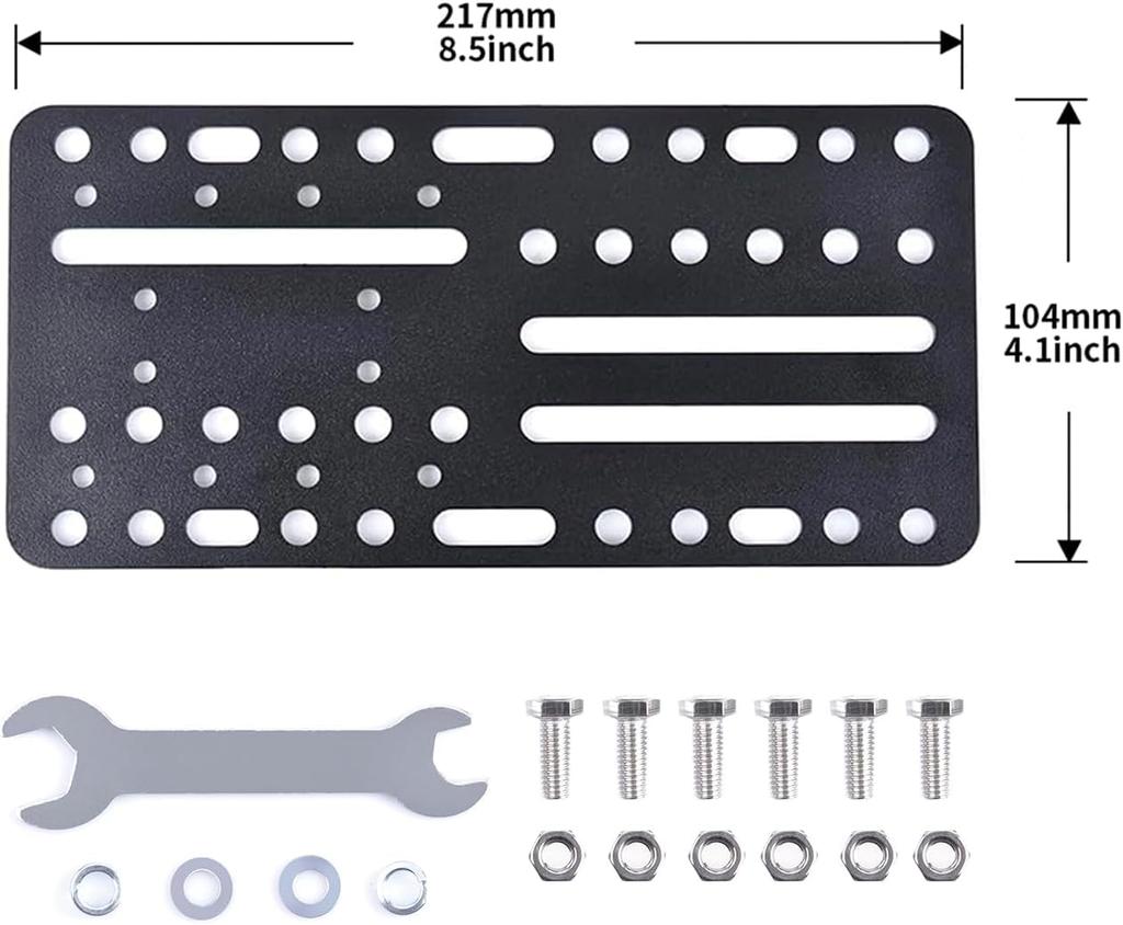 USB Handbrake Mount Plate for Racing Game Simulators, Compatible with Transmissions G27, G25, G29, T500, T300