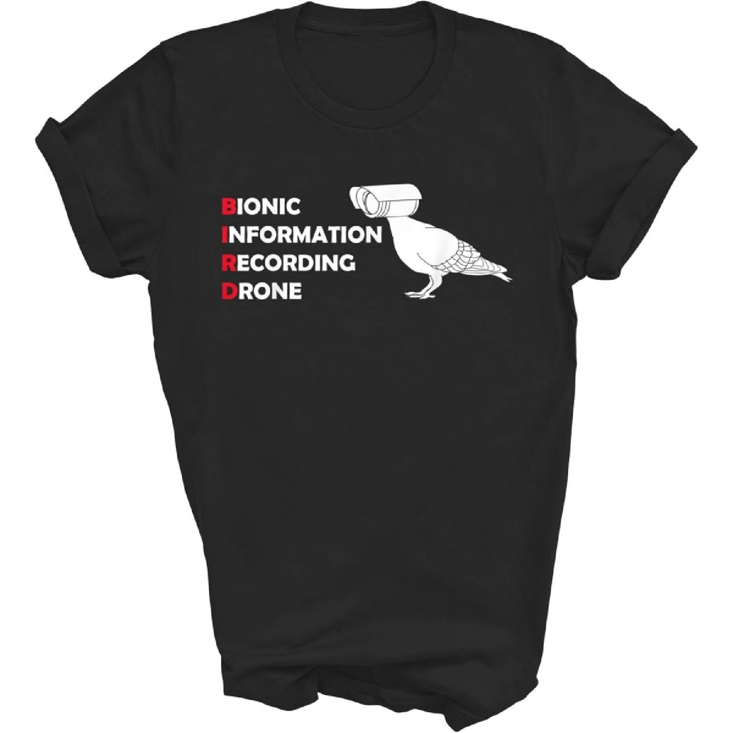 

Lunar Zone Bird Watching Goes Both Ways Birds Arent Real are Not Real Bird Spies 15 Gift Unisex Shirt Women Men XXXXXL чорний