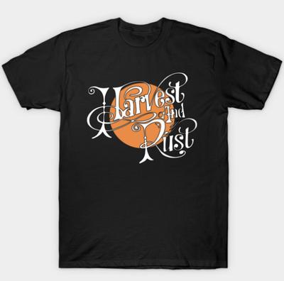 Harvest Amp Rust On Black T-Shirt Unisex T-Shirt