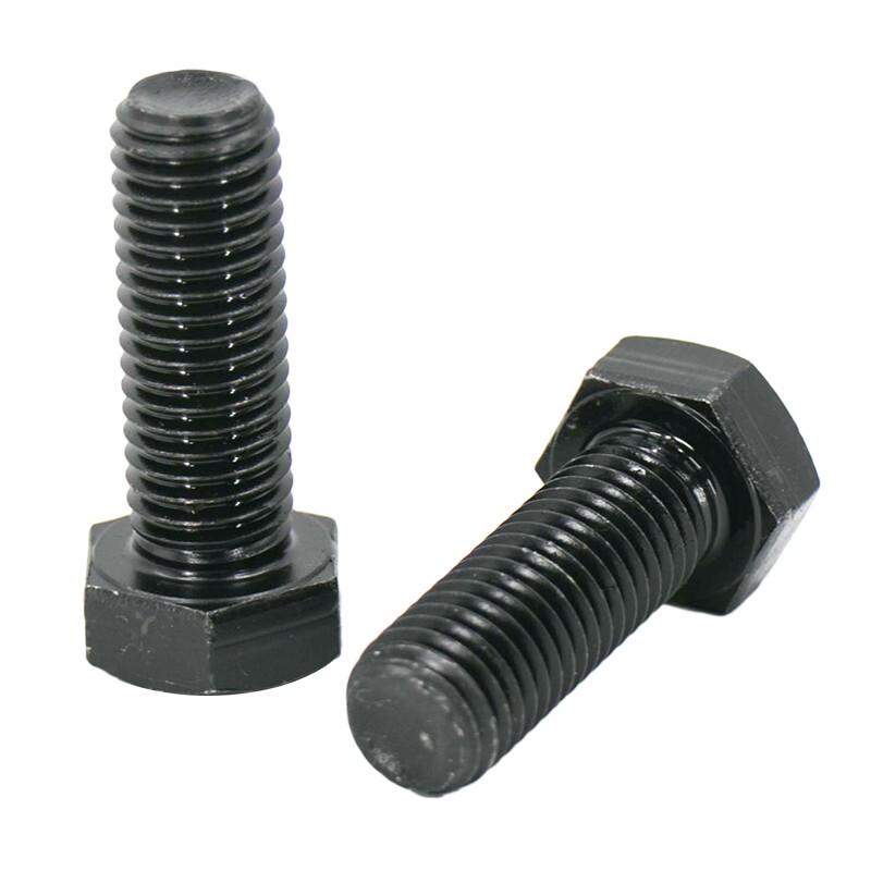 Metric 8.8 Grade Blackened Carbon Steel Hex Head Bolt