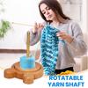 Rotatable Wool Spool Wooden Yarn Ball Winder Stand Durable Rotatable Wool Spool Holder Sewing Supplies