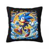 Movie Super Sonic Shadow Square Pillowcase Cushion Cover Pillow Case Throw Pillow Cover for Home Sofa Living Room