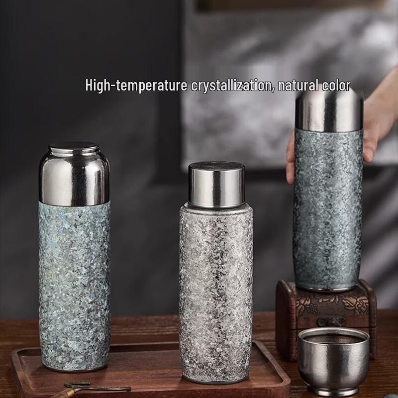 

Full Grid Pure Titanium Insulated Portable Mug