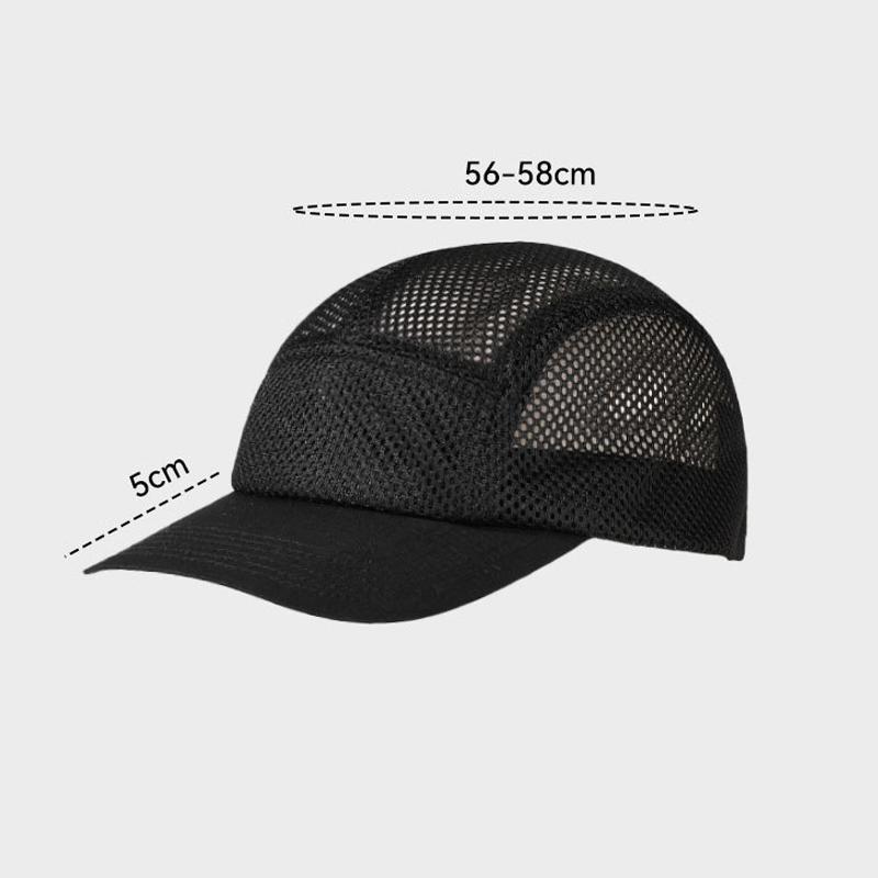 Spring Summer Full Mesh Breathable Baseball Cap Men Color Matching Outdoor Riding Sunscreen Quick-Drying Cap