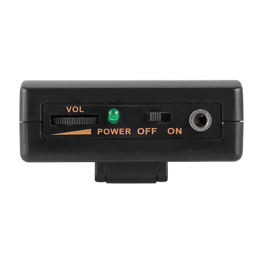 Portable Speaker Speech Lavalier Lapel Wireless Microphone Clip Mic System FM Transmitter Receiver