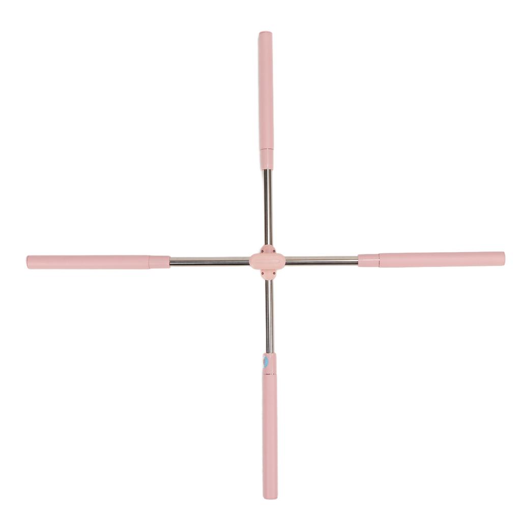 Infällbar Yoga Ryggpinne Barn Vuxen Ergonomisk Hållningspinne Stretchverktyg Rosa