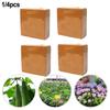 300g Komprimierter Kokosfaser-Blumenerde-Ziegel Größe 10x10x4cm Für Zimmerblumen Kräuter Gemüse Und Sukkulenten