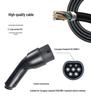 European Standard 16A 11KW Portable Car Charger, 5m Cable