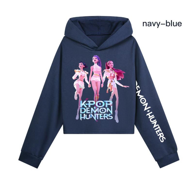 

Детская короткая толстовка с мультяшным принтом, удобная, универсальная, повседневный топ, джемпер 130cm