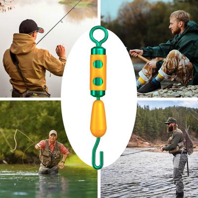 10Pcs Buffer Sub-clamp Tangle-Free Fishing Line 360-Degree Rotation Buffer Sub-Clamp Fishing Accessories