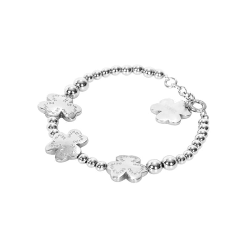 DEINET LUCKY CLOVER BRACELET IN SILVER