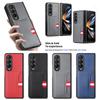 Anti-Fall-Schutzhülle mit stoßfestem Kartensteckplatz für Samsung Galaxy Z Fold 4 Fold3 Fold4 Fold 3 2 Fold2 Luxus-Lederschutzhüllen