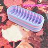 Gradient Color  Packets Storage Box 10 Grids  Art Bead Storage Case   Art