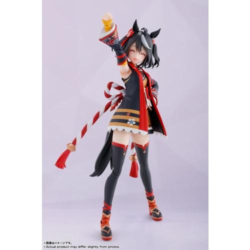 TAMASHII NATIONS S.H.Figuarts Uma Musume Pretty Derby Kitasan Black, Approximately 140mm, PVC & ABS Painted Action Figure
