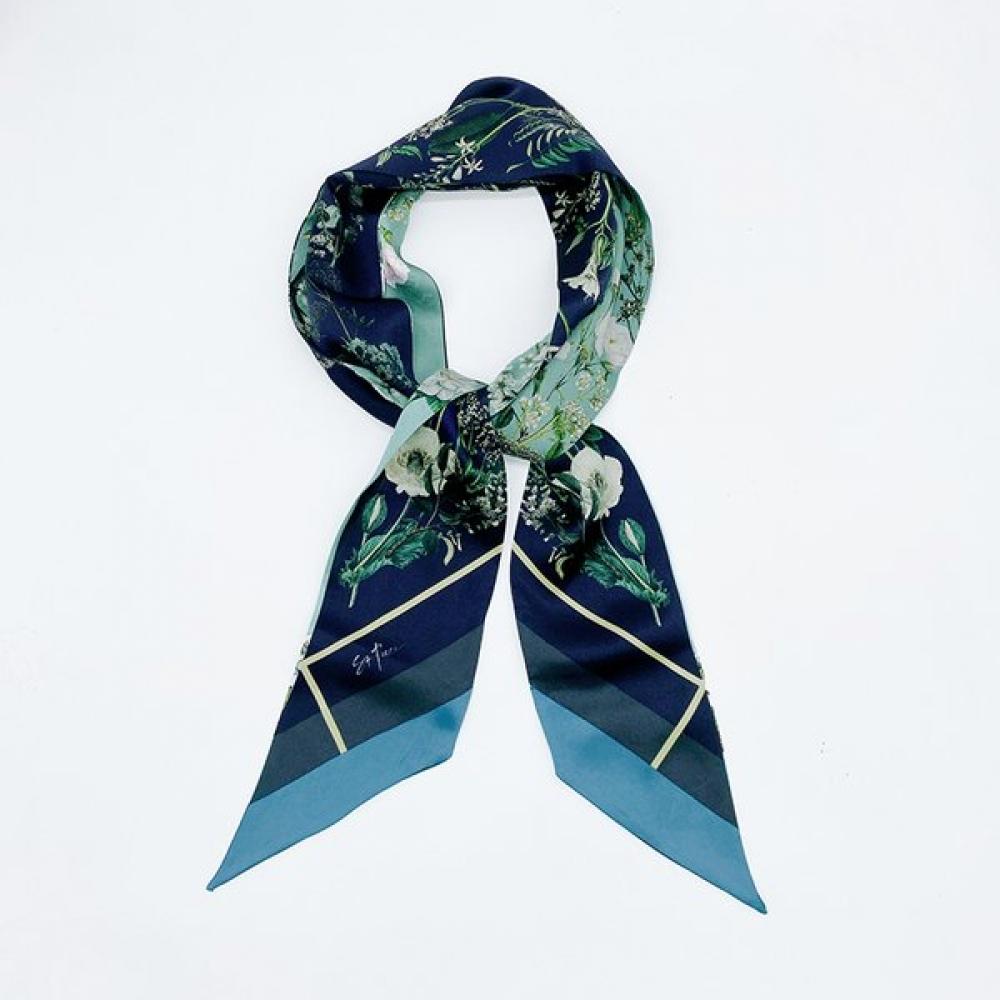 So Salt Double Sided Twilly Scarf Sp4d116001 26. Gray