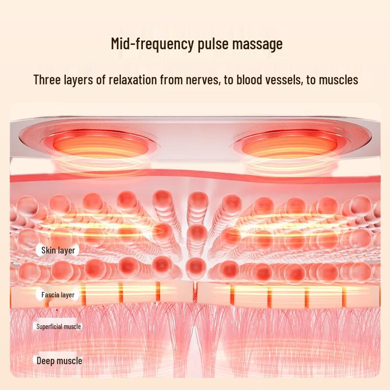 J.Jingdong Smart Portable EMS Waist Massager with Heat CN Plug (adapter Included)