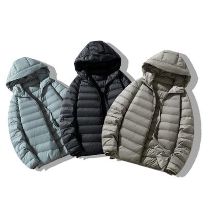 Winter Light Down Jacket Men's New Hooded Down Jacket Teen Winter Clothing