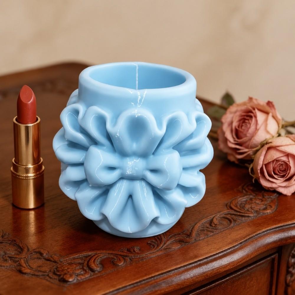3D Printed Pencil Holder Bow Storage Box Practical Makeup Brush Holder  Beauty Tool Storage