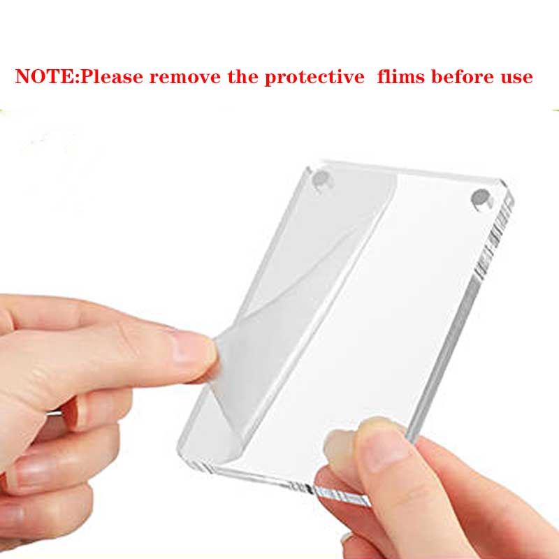 1/3/4inch Acrylic Photo Frame Acrylic Refrigerator Picture Frame Multi-Purpose Picture Frame For Household Decoration Holder