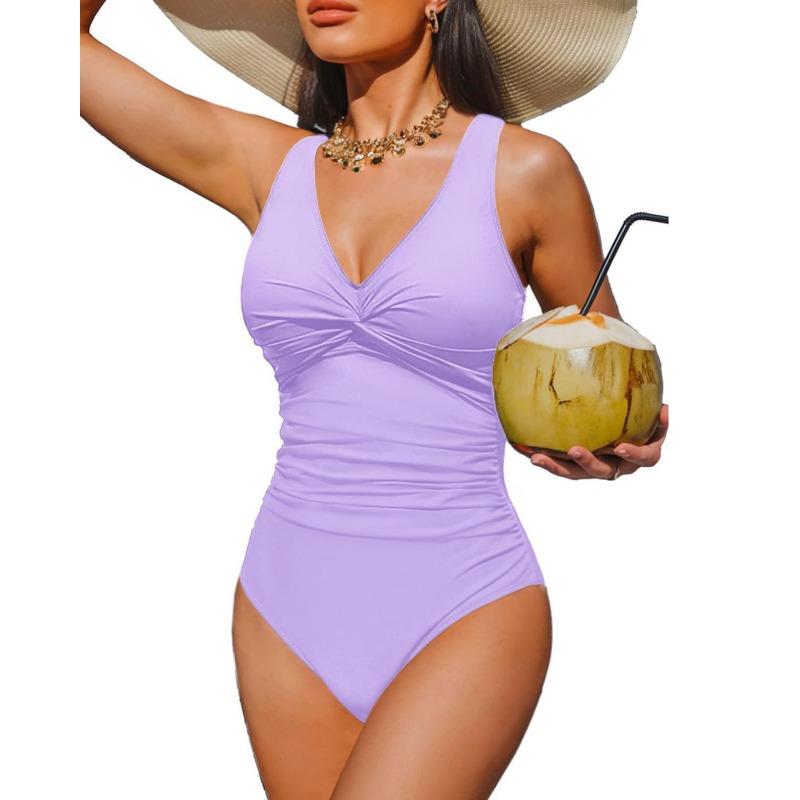 New Popular One-piece Bikini Sexy Leopard Print Splicing European and American Thin Waist Swimsuit Swimsuit