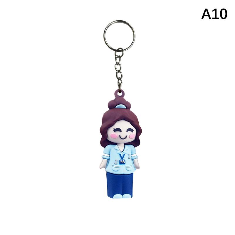 Paw Print Girl Shaped Ampoule Bottle Opener Keychain Rubber Cutter Aid Medication Vial Breaker Tool For Home Nurses And Doctors