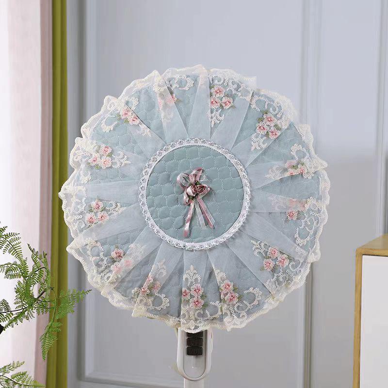 Round Desktop Electric Fan Protective Mesh Cover - Universal Fit