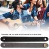 6PCS Leather Material Guitar Neck Strap Tie Black Guitar Strap Lock Headstock Strap Tie  For Guitars