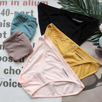 Mutandine sexy in modal con cintura sottile e semplice da donna, slip a vita bassa e alta elasticizzati da donna