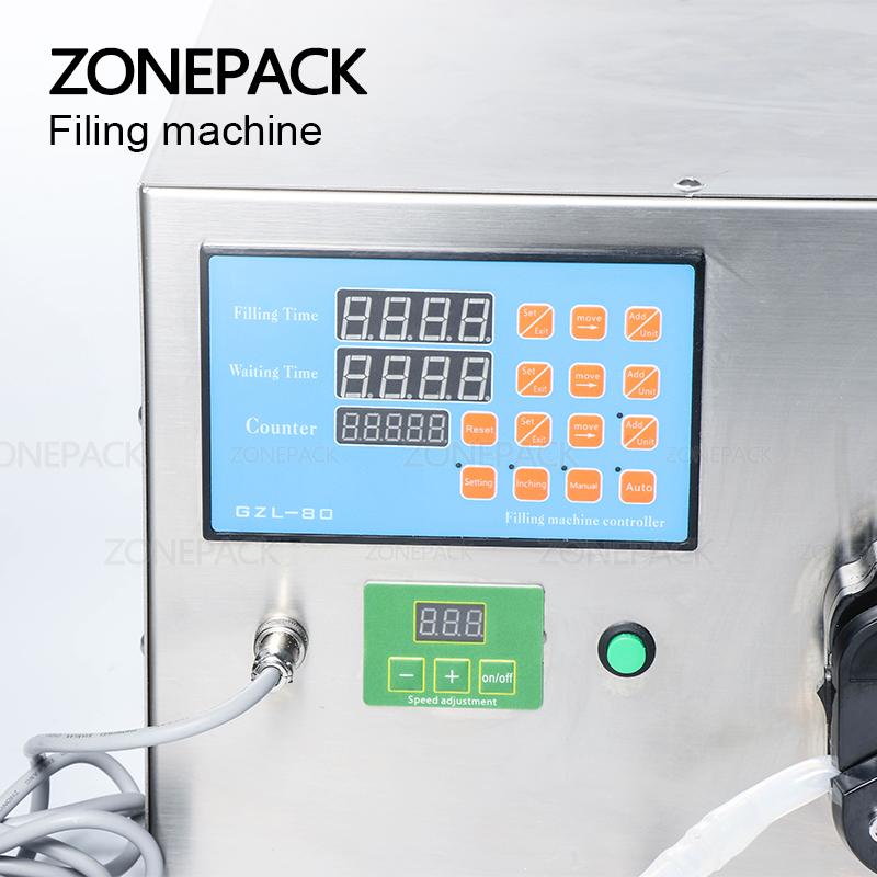 ZONESUN ZS-YT80 Flüssigkeitsabfüllmaschine CNC Halbautomatische Peristaltikpumpe Flaschen Ampullenfüller Parfüm Ätherische Öle Kosmetikproduktion