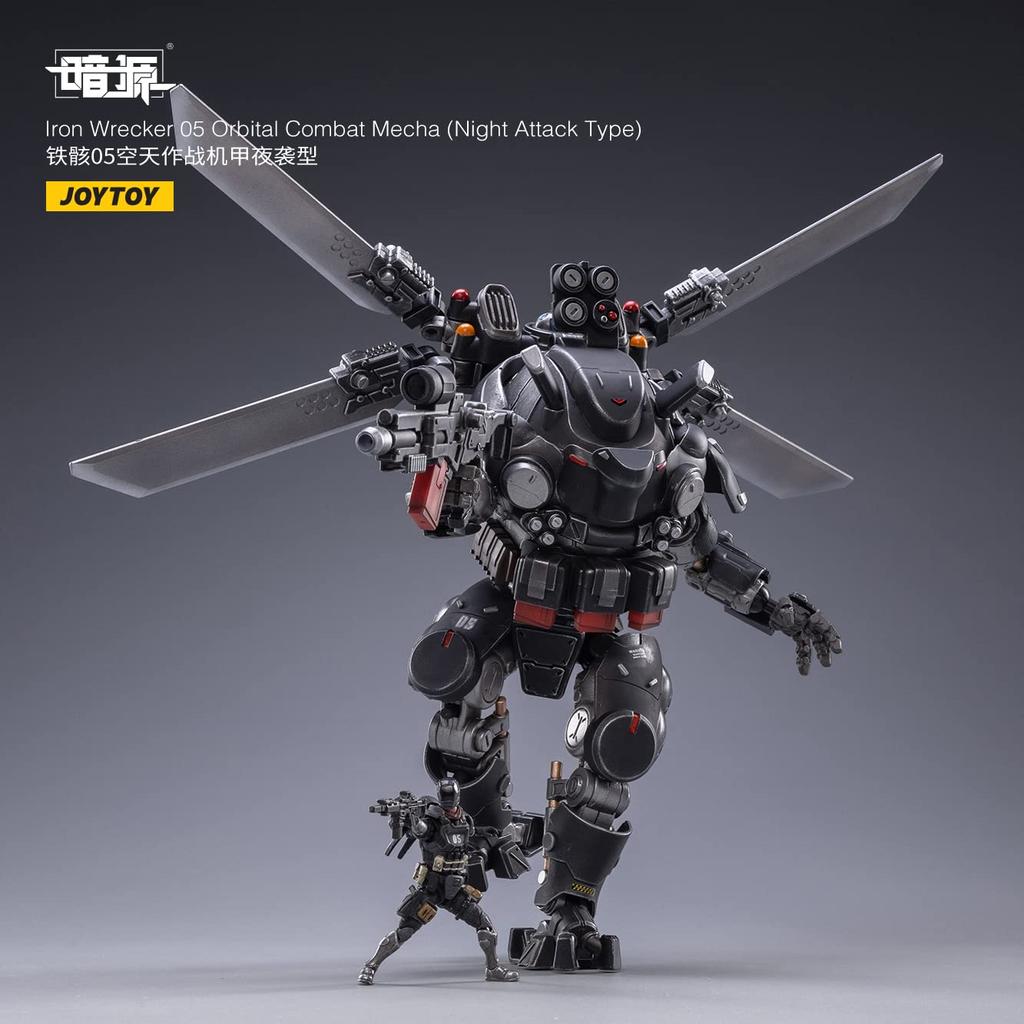 JOYTOY Iron Wrecker 05 Orbital Combat Mecha Attack Scale PVC ABS Painted Movable Figure [Night Type] 1/25 &