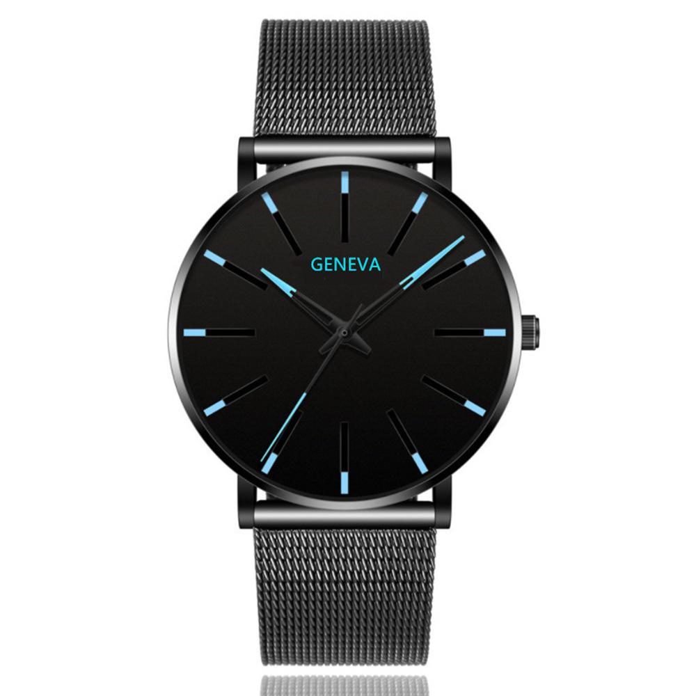 Sleek Unisex Ultra-Thin Mesh Strap Quartz Watch