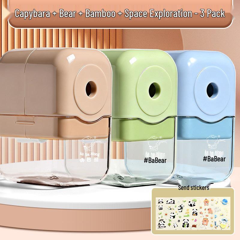 Kaba Bear 2026 Hand-Crank Pencil Sharpener: Durable, Labor-Saving, High-Quality for Students