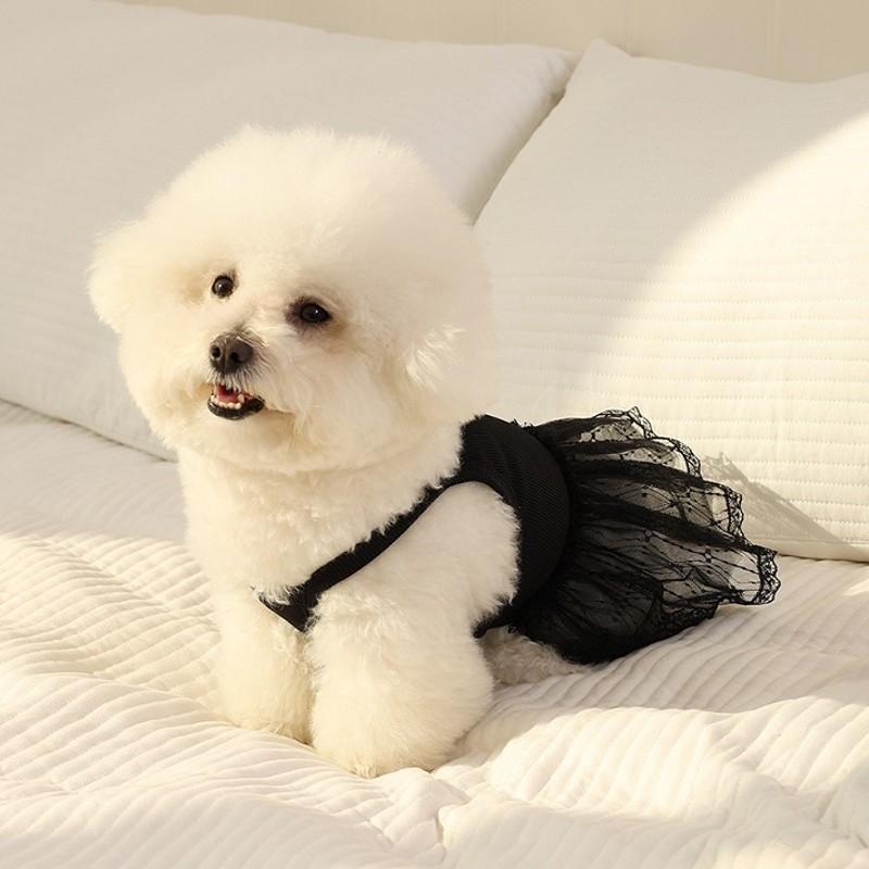 Pet Suspenders Lace Dog Princess Dress Cooling Dog Clothes Summer Pet Clothing Puppy Skirt Chihuahua Bichon Small Dog Dresses