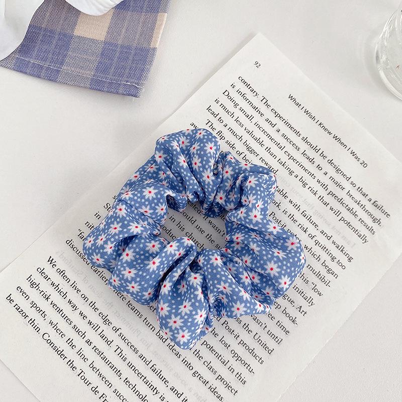 Korean JK College Style Hair Accessories Set: Cute Hair Ring, Headband, Rubber Band, and Large Intestine Hair Rope