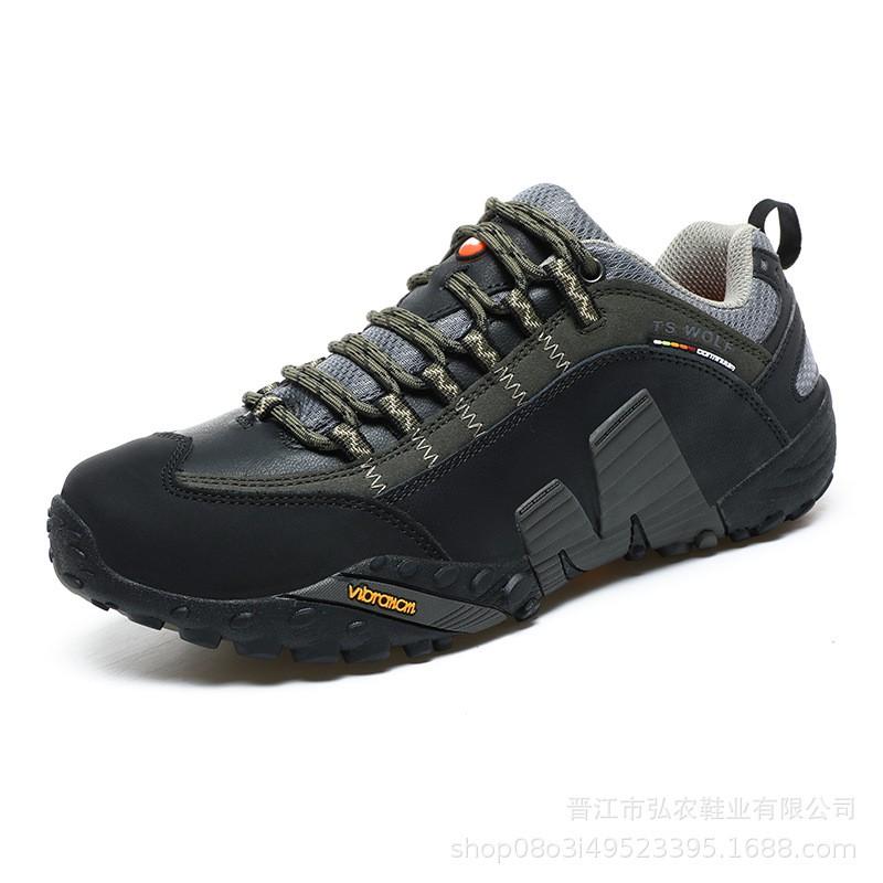 Unisex Low-Cut Hiking Shoes With Cushioned Sole Rubber Outsole Anti-Slip Outdoor Walking Trail Sneakers