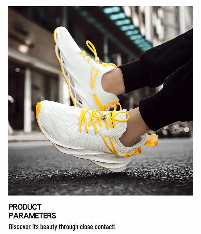 Trend w modzie męskiej koreańskiej 2025: Oddychające Tkane Casualowe Buty Sportowe