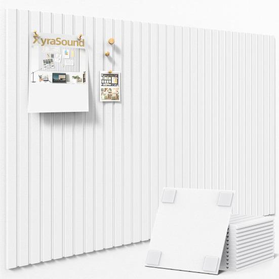 Large Cork Bulletin Board 11.8" X 11.8" Polyester Nail Boards Multi-Purpose Notes Photos Organizer for Office Home Classroom