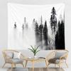 Mountain Psychedelic Tapestry Forest Wall Hanging Bohemian Witchcraft  Dorm Decor