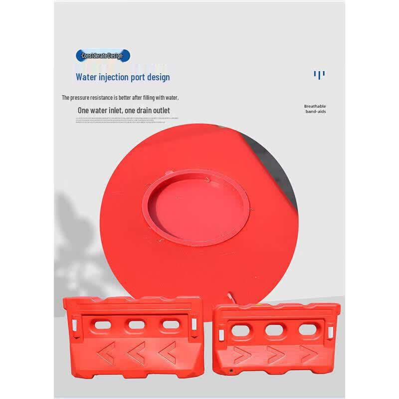 Movable Water-Filled Plastic Road Barrier
