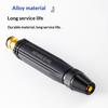 High Pressure Jet Nozzle, Car Wash Hose Nozzle with Adjustable Spray Settings, Booster Nozzle Includes Hose Clamps for Car Washing, Garden Watering,