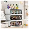 Button Badge Storage Drawer 4 Removable Button Badge Display Button Badge Display Transparent Acrylic Scratch and Dirt Jewelry Storage for Fan Anime