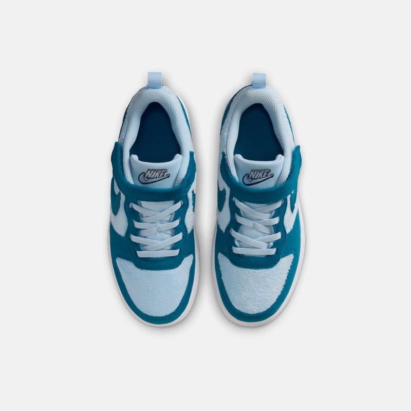 (PS) Nike Court Borough Low 'Celestine Blue Green Abyss' Kids' IM7163-441