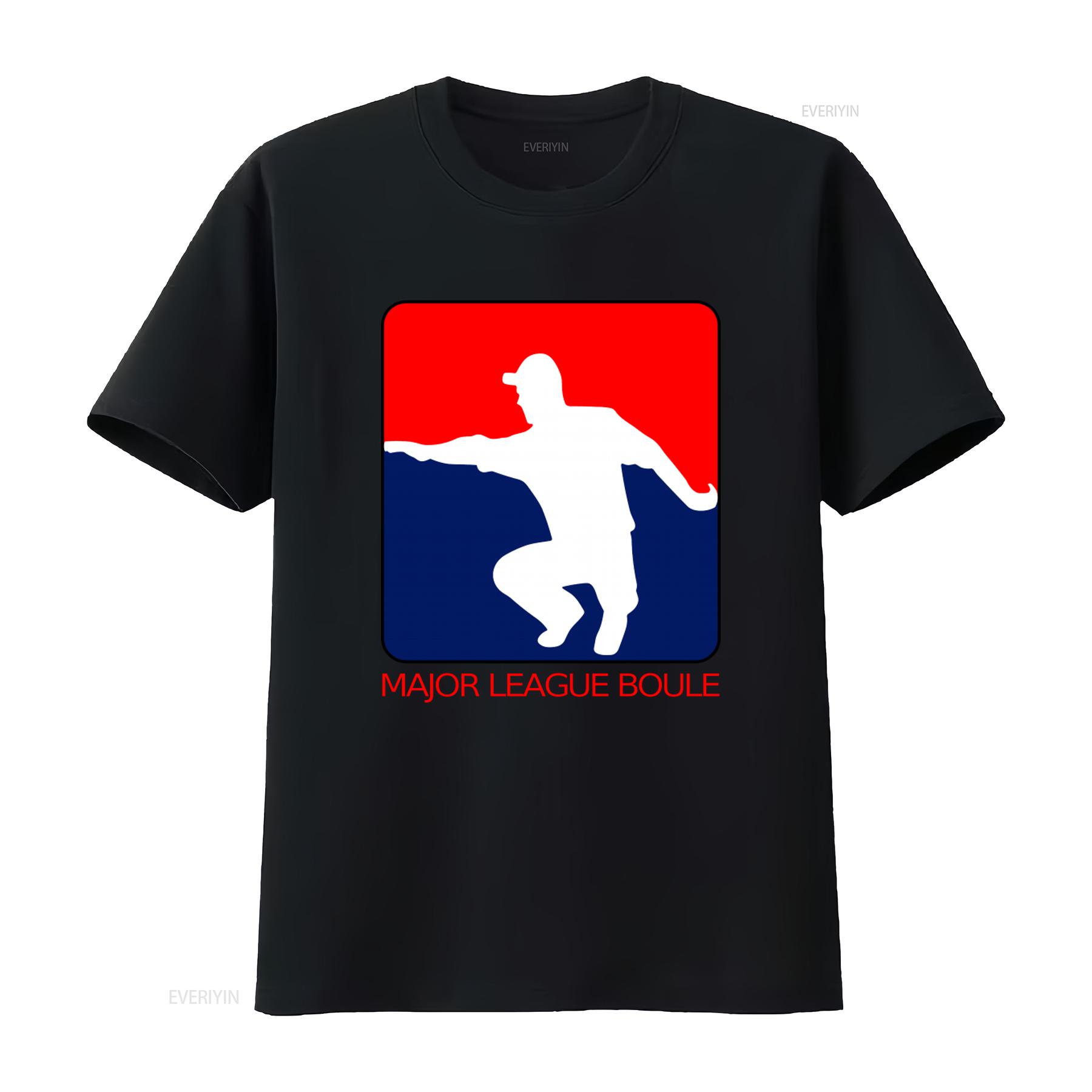 

Major League Boule Bocce Petanque Italian Game Vintage T Shirt for Soft Cotton vintage Washed fashion Top For Everyday Wear 4XL