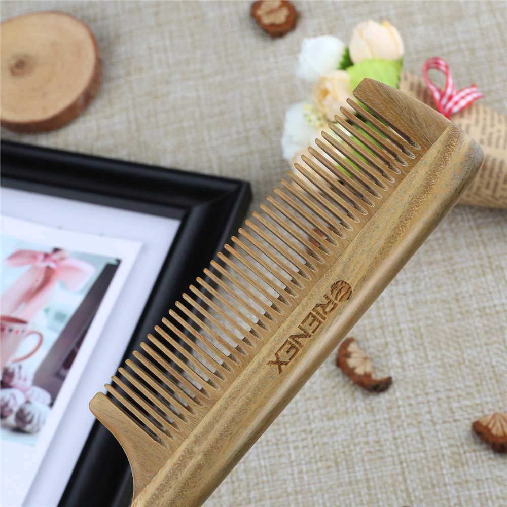 ORIENEX Luxury Set Comb Wooden Comb Ring Comb Hair Brush Hair Care Scalp Massage Natural Wood Unisex Anti-Static